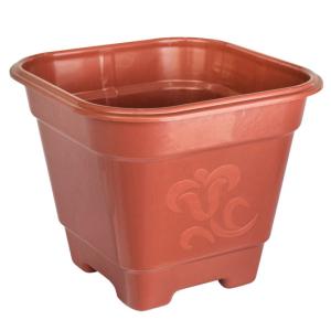 VASO QUADRADO GRANDE TERRA COTA